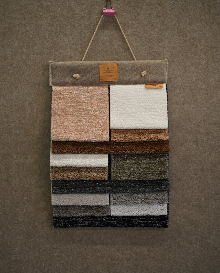 Sorvett wool and linen look upholstery